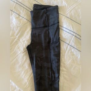 Lululemon leggings, black camo, new without tags, 2